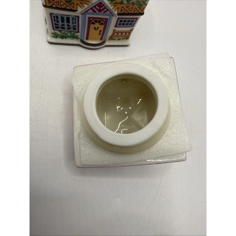 Canterbury Crossing TARRAGON Lenox Spice Village Jar EUC House & Lid NO CHIPS